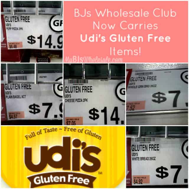 Udi's Gluten Free Items Now Available at BJs Wholesale Club!