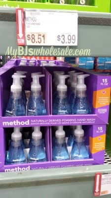 method foaming hand wash bjs deal