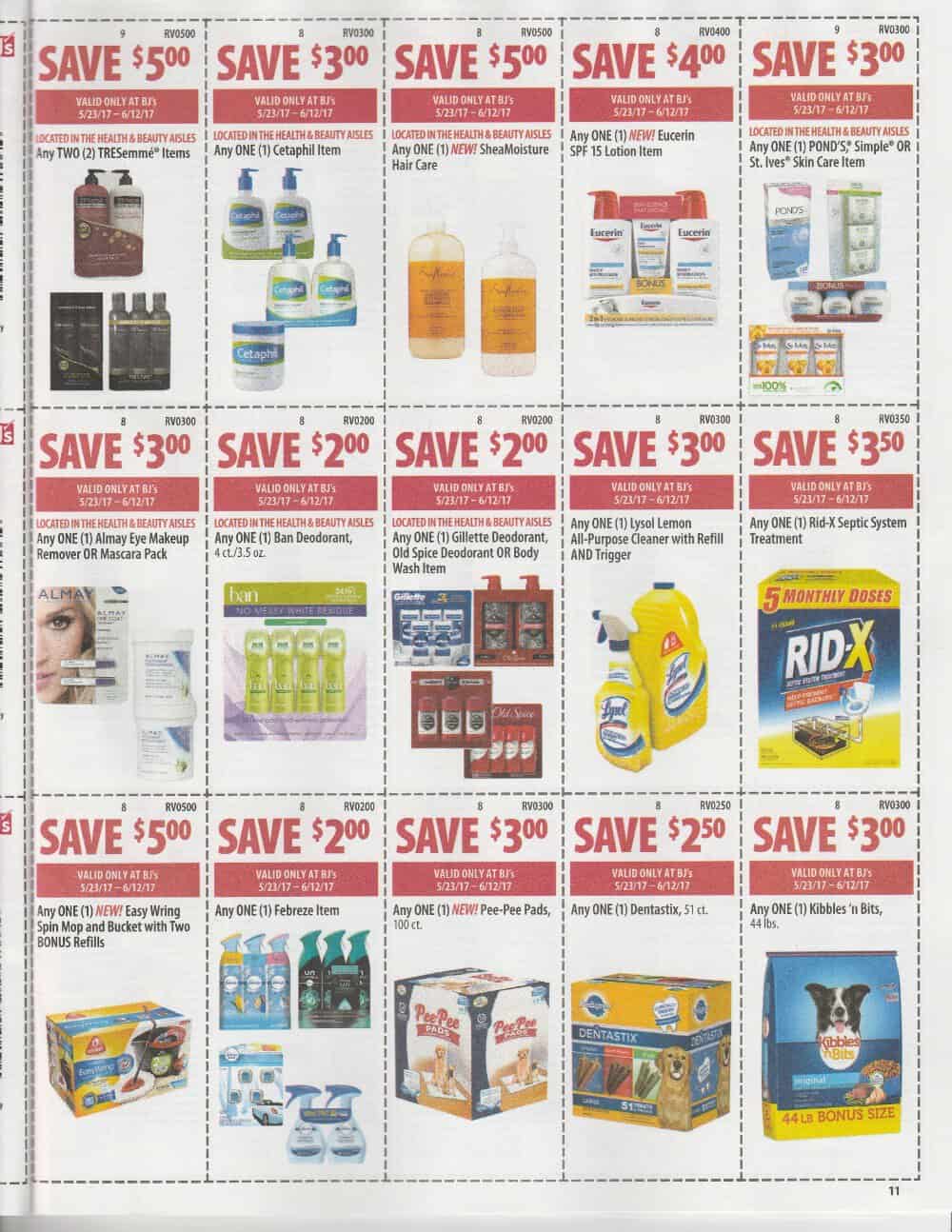 BJs front of club coupon booklets