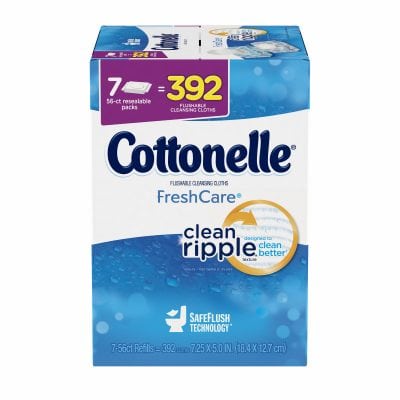 cottonelle flushable wipes deal cheaper amazon than BJs