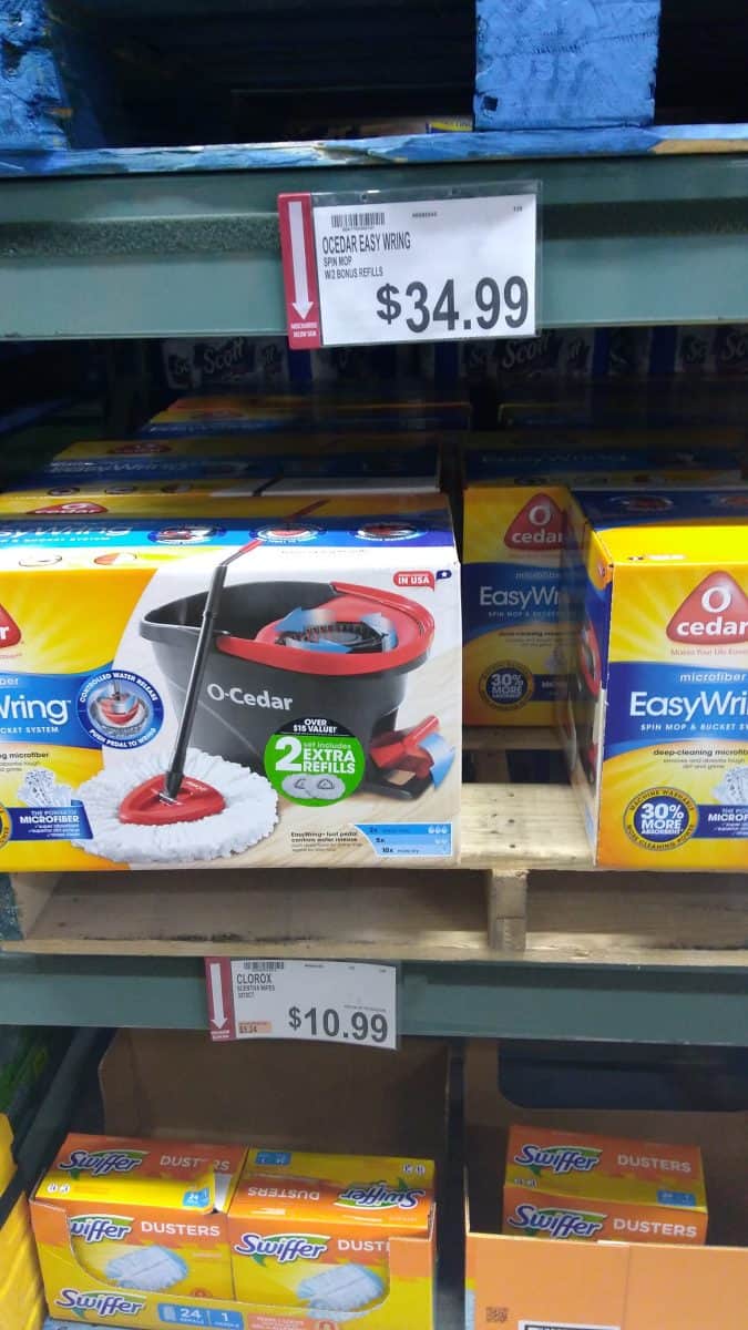 o-cedar easy mop kit deal at BJs
