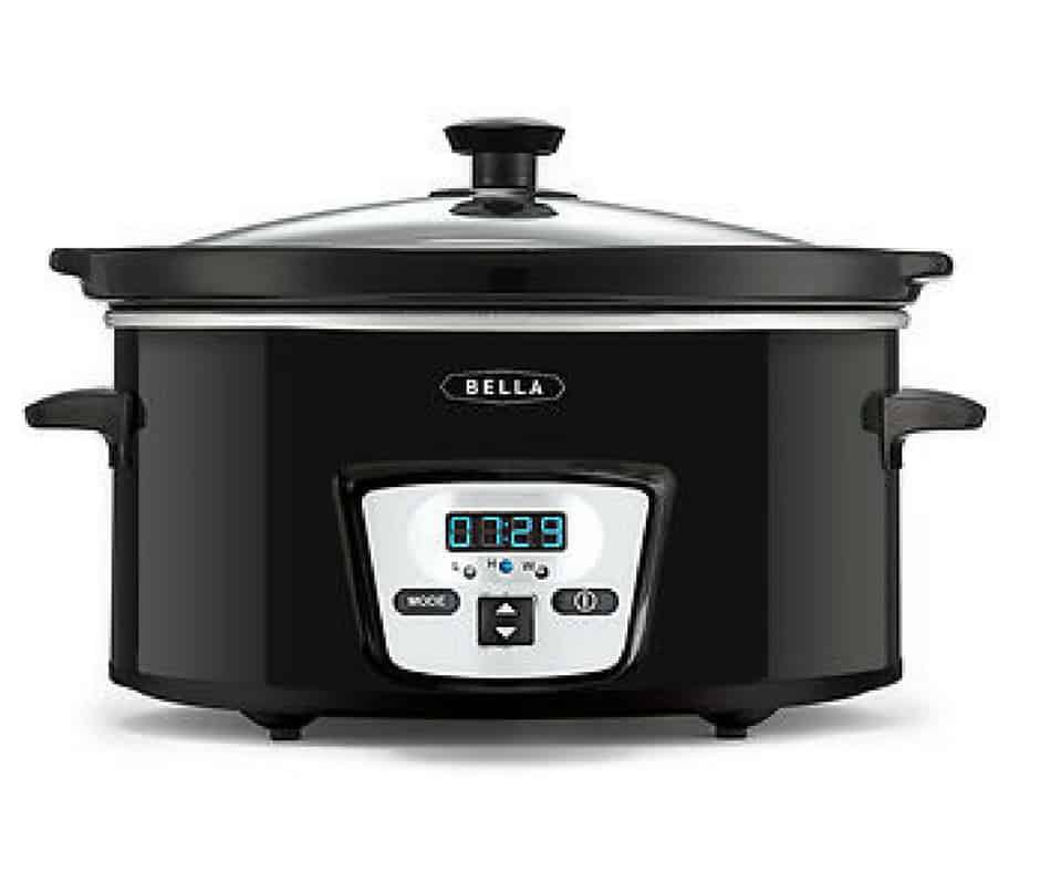 bella 5 quart programmable crockpot deal