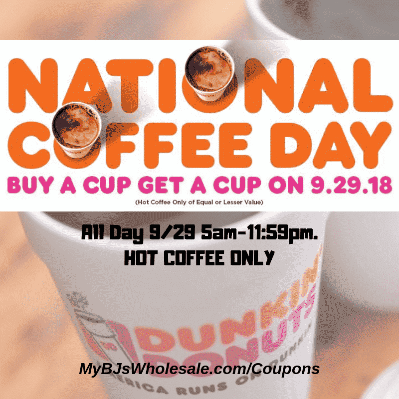 Dunkin Donuts B1G1