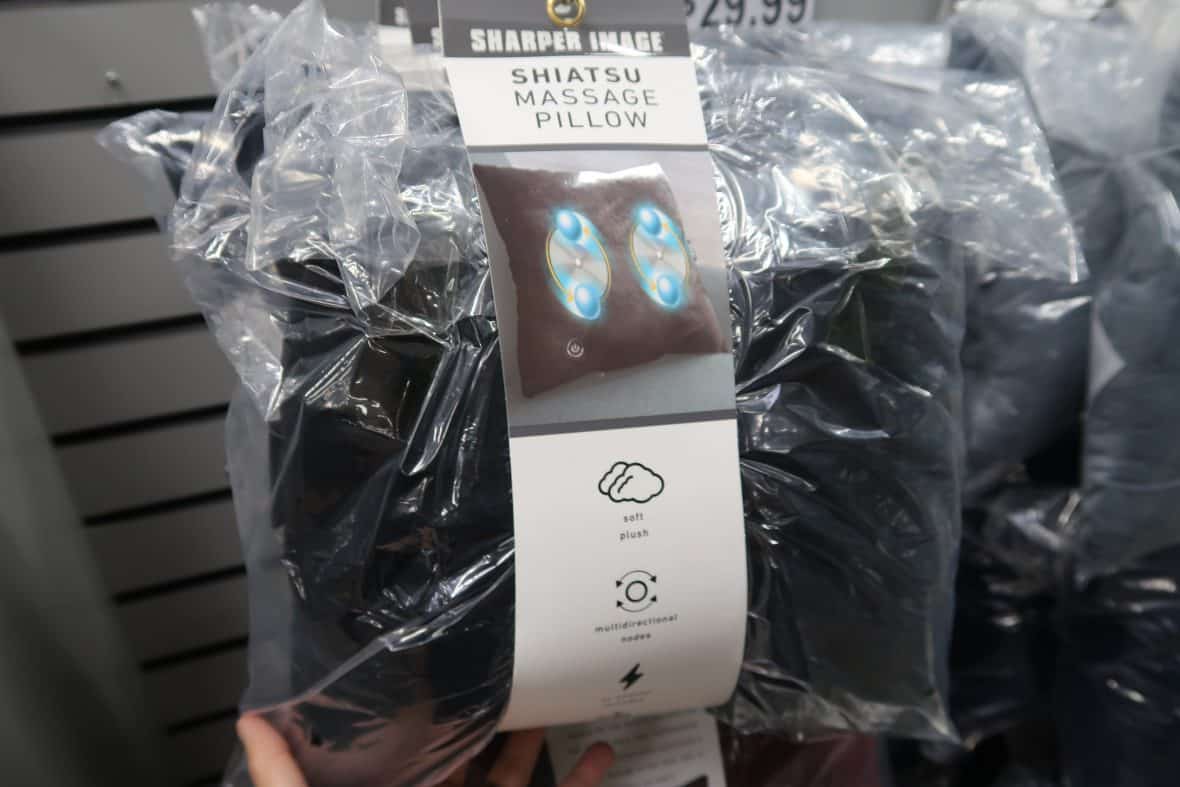 sharper image massage pillow