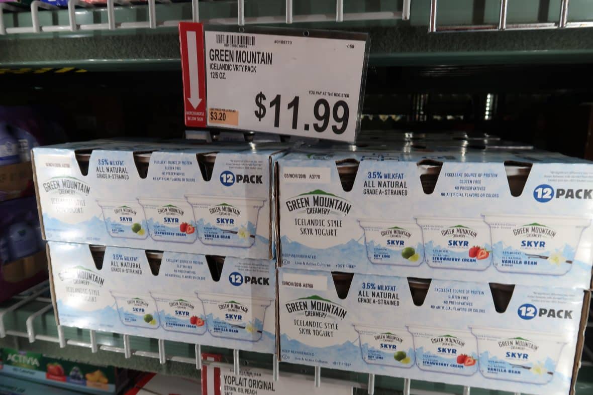 green mountain creamery icelandic style yogurt at BJs
