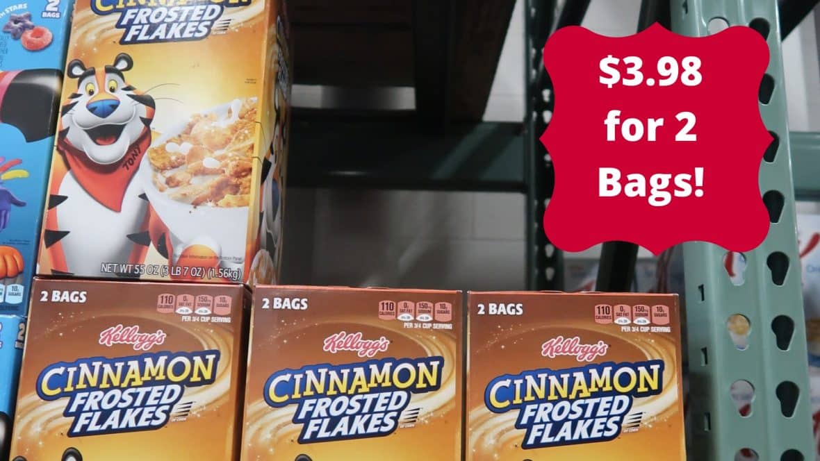 frosted flakes cinnamon deals at bjs