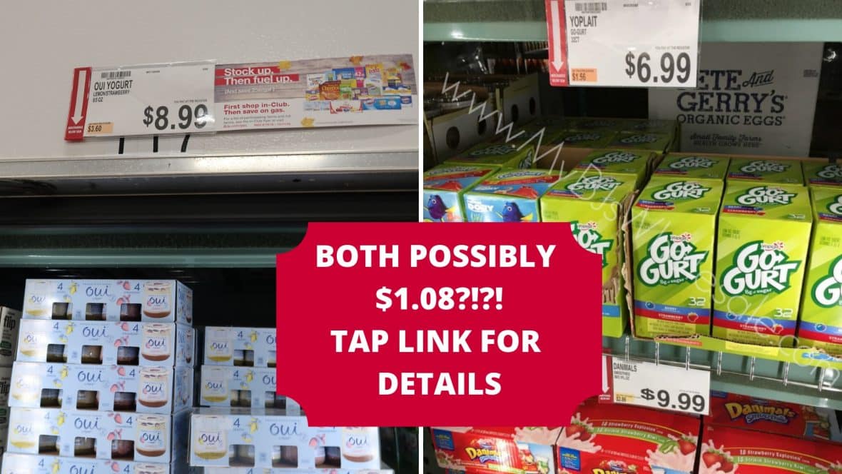 bjs yoplaiy yogurt deal with gas savings