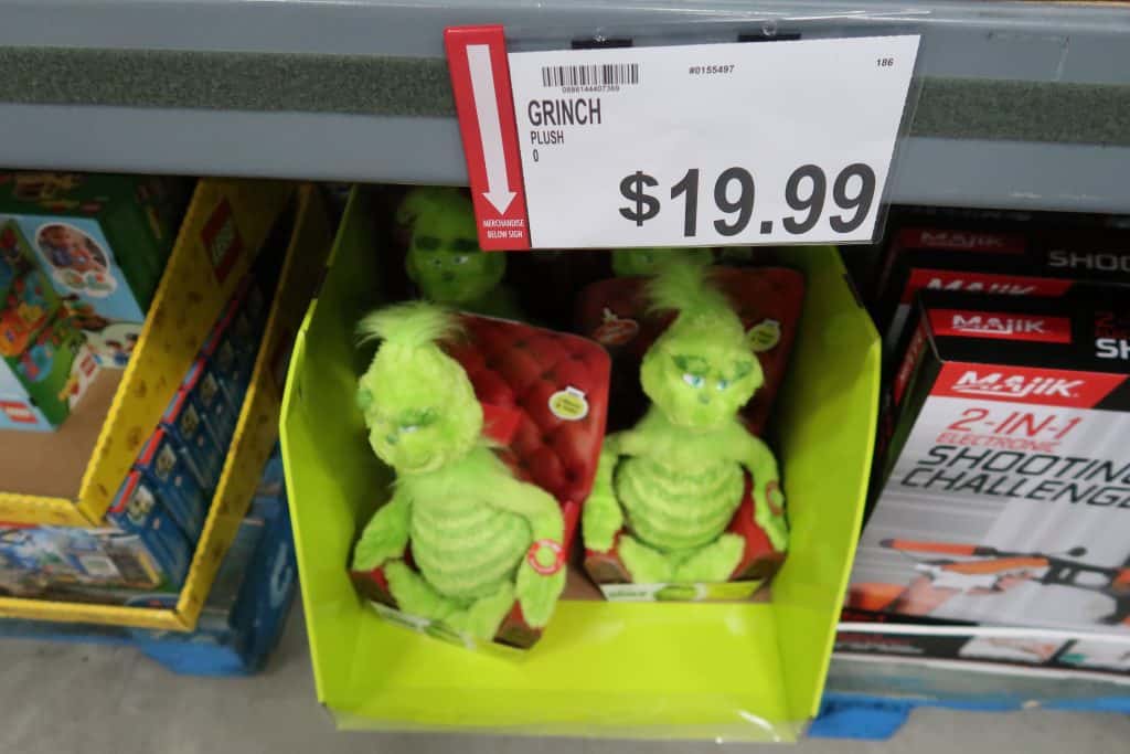 grinch plush at bjs wholesale club