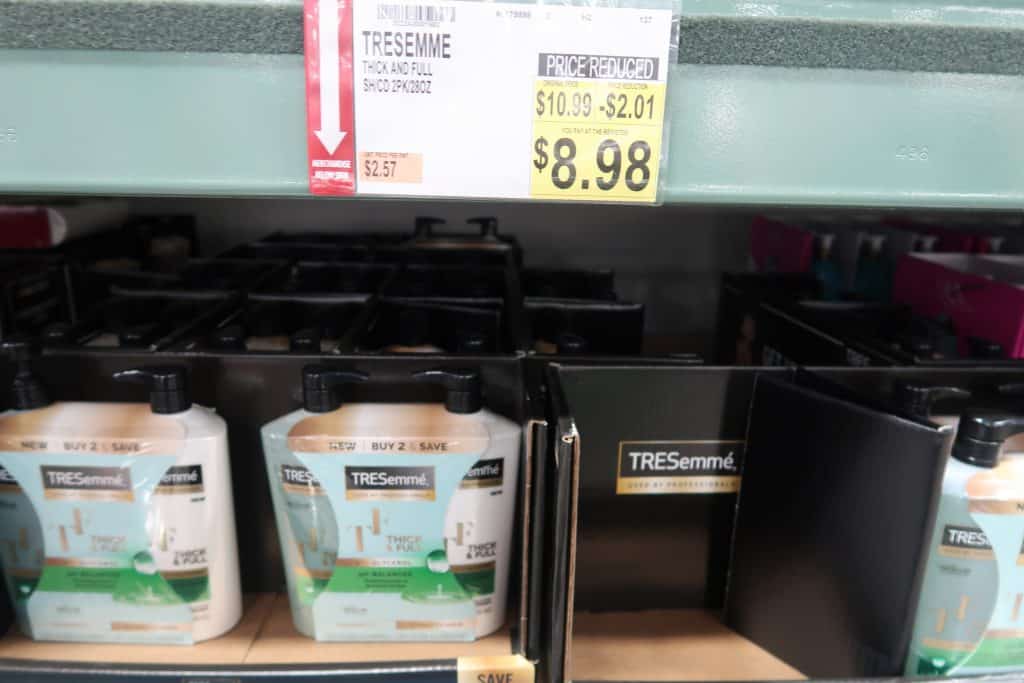 tresemme shampoo conditioenr at bjs
