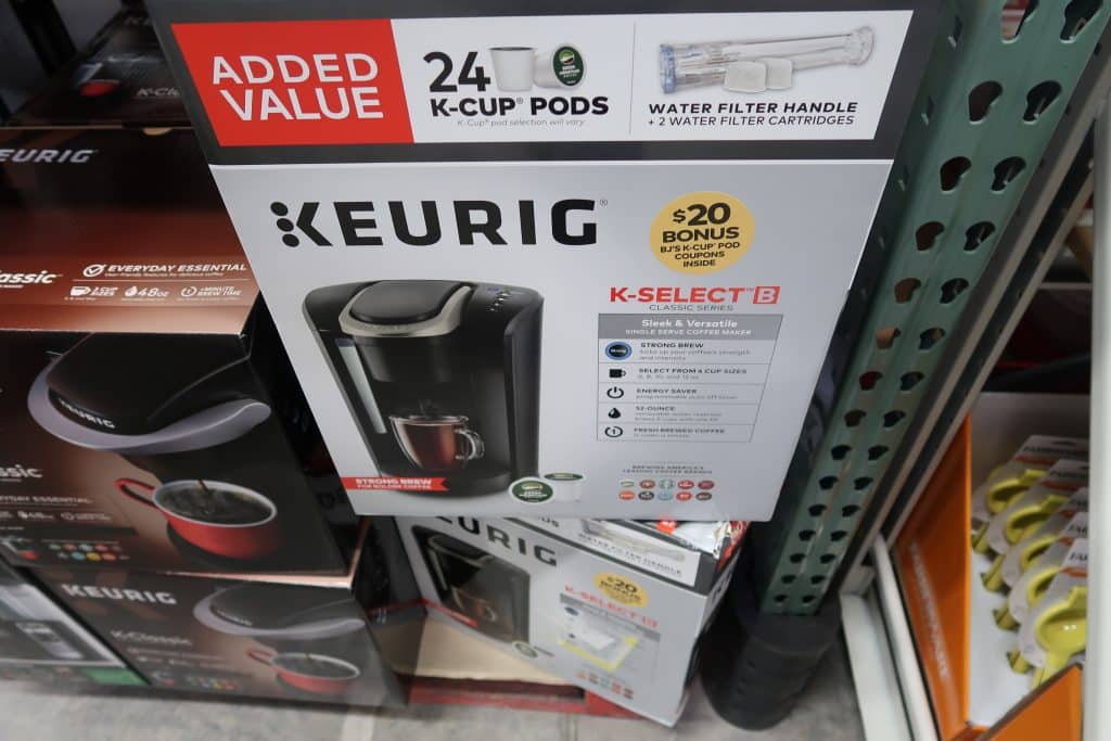 keurig discount at BJs wholesale club