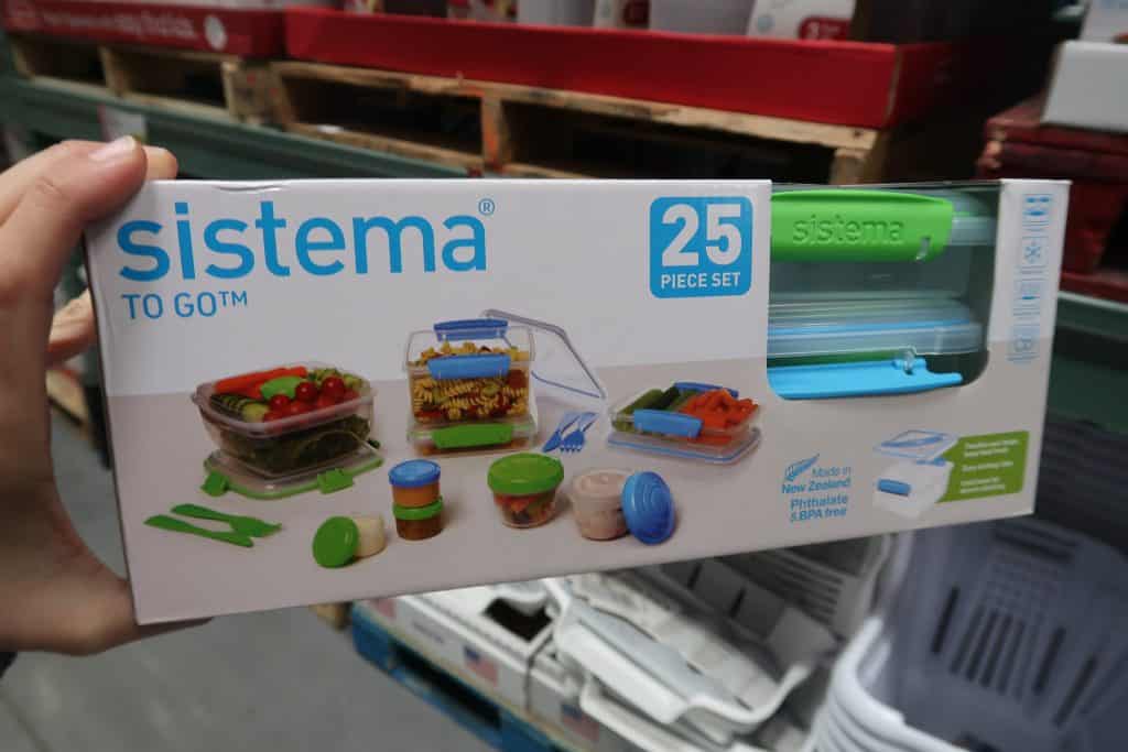 sistema 25 piece set deal at BJs wholesale club