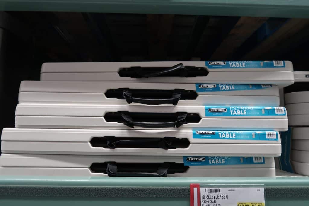 folding lifetime table at BJs wholesale club discount