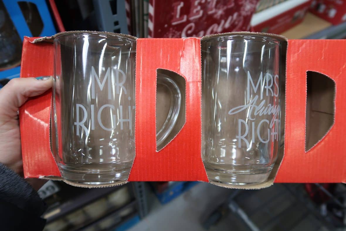 BJs Glass Mugs