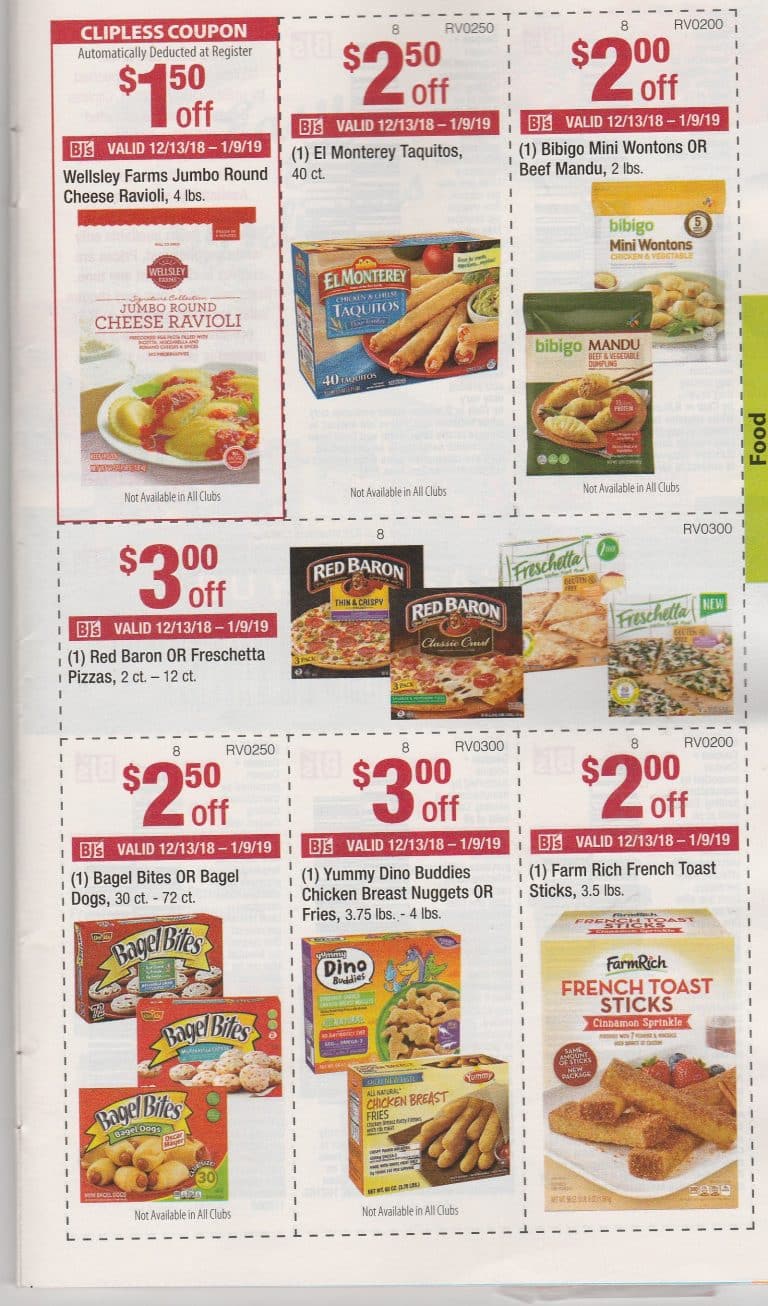 BJ's Monthly Coupon Book Matchups 12/13- 1/9/19 | MyBJsWholesale
