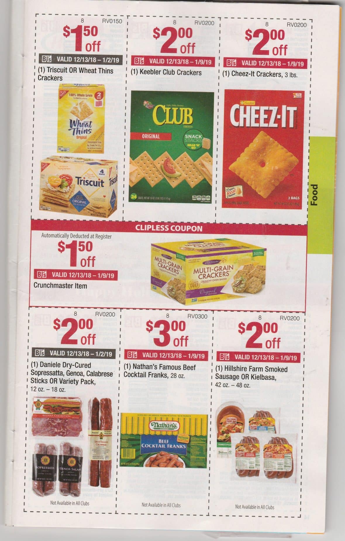 BJ's Monthly Coupon Book Matchups 12/13- 1/9/19 | MyBJsWholesale