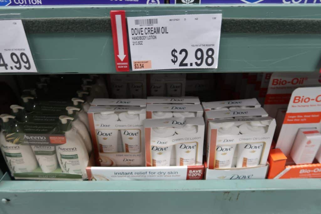 dove lotion bjs coupon deal