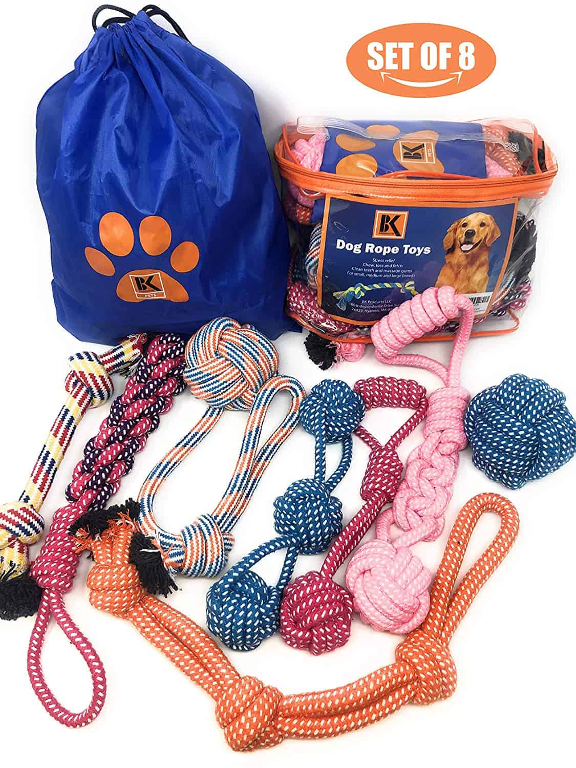 8 Dog Toys