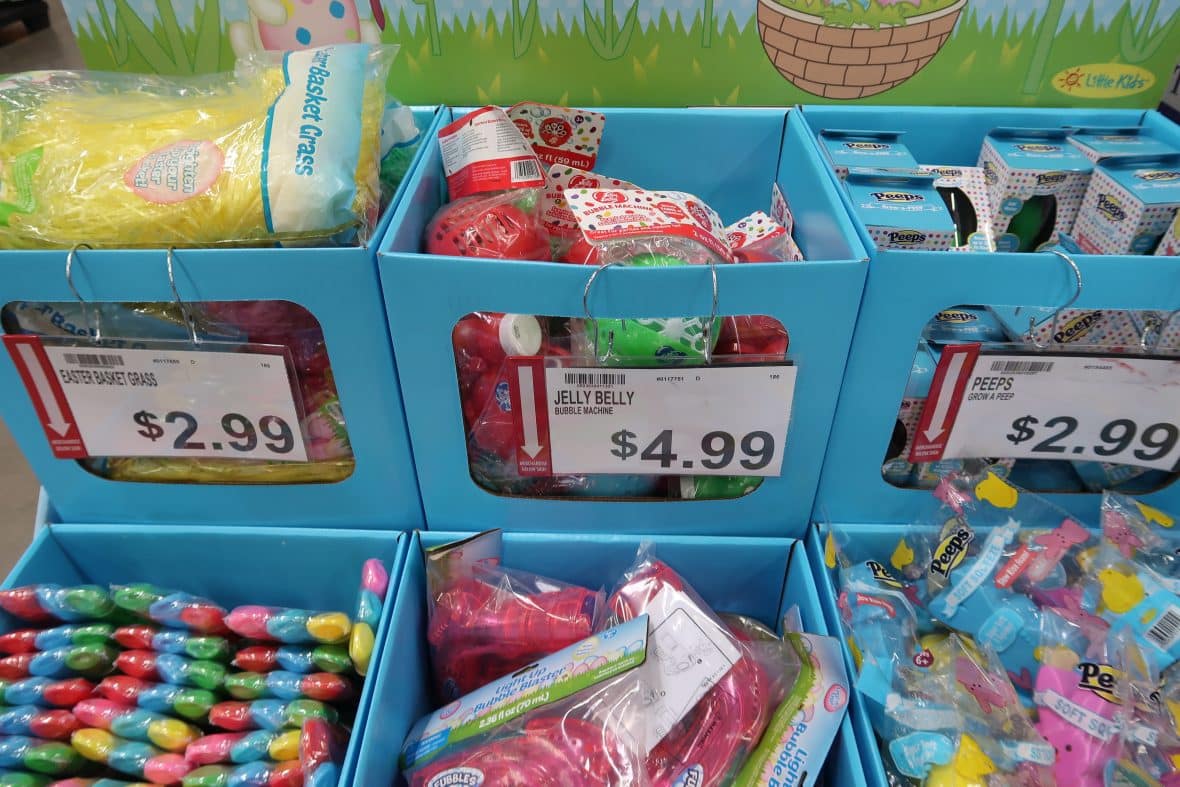 easter items at BJs wholesale club