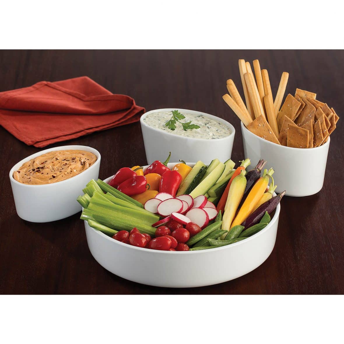 4 Pc Multi Serving Set