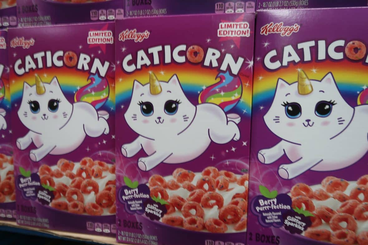 kelloggs caticorn cereal