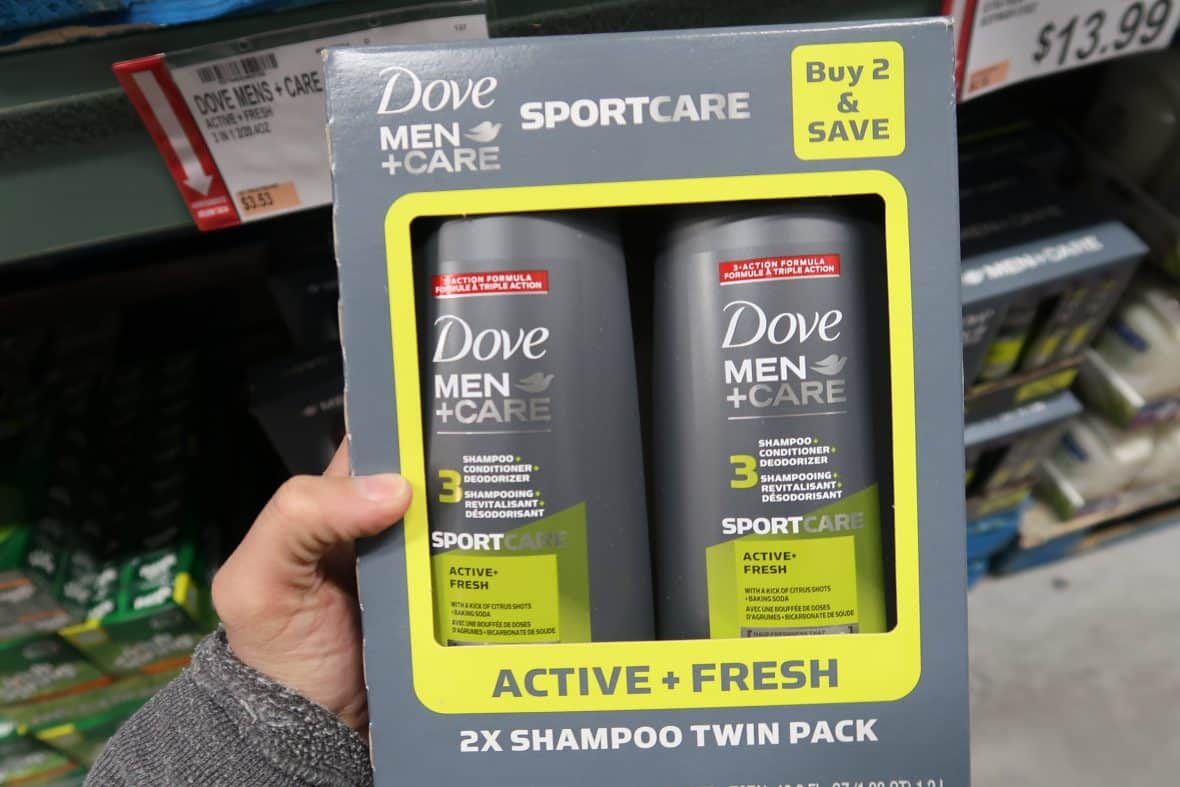 dove men bodywash at BJs