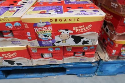 horizon organic milk at Costco