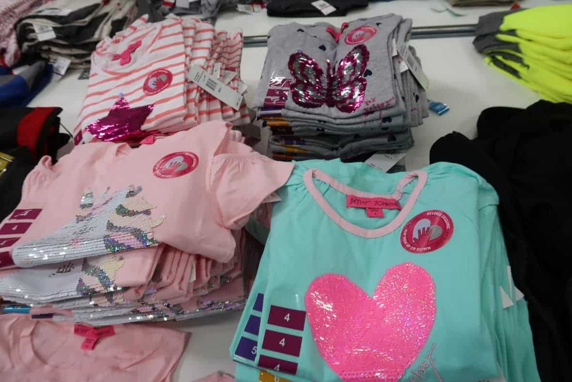 betsey johnson girls flip shirts at BJs