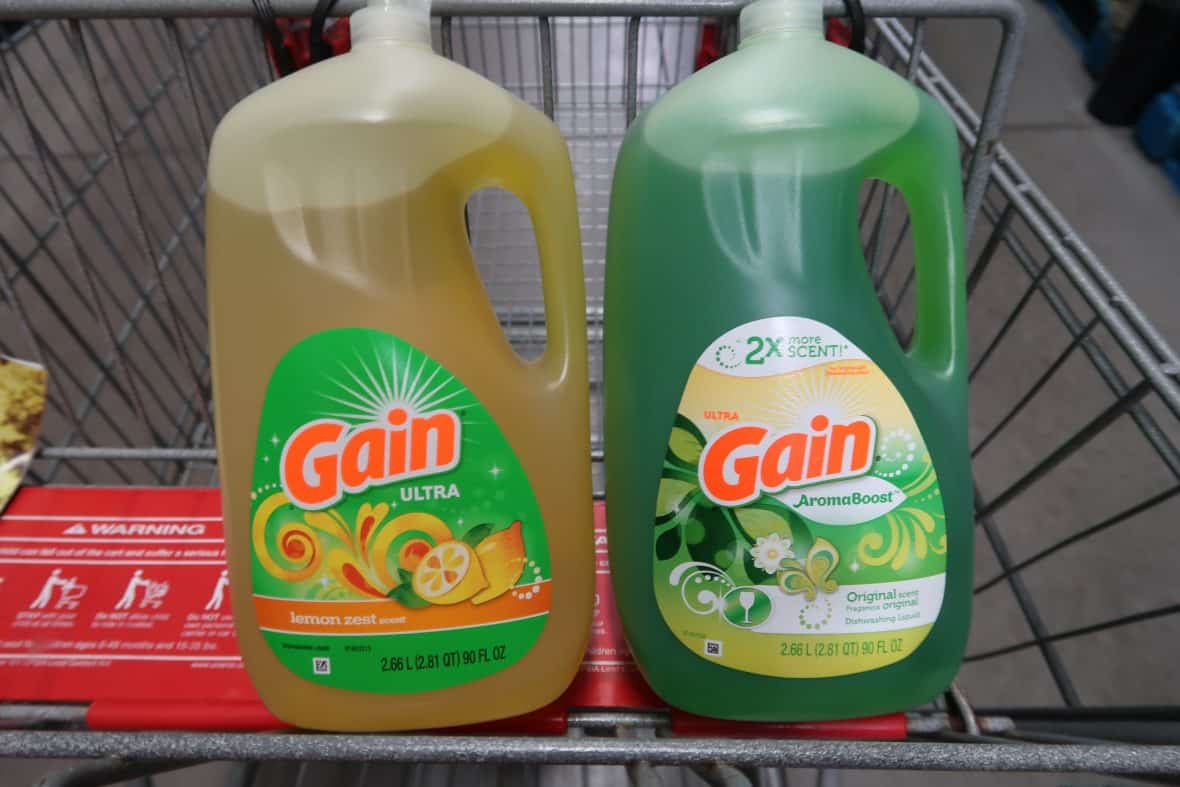 gain dish detergent at BJs