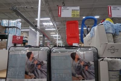 weighted blanket mark down at BJs