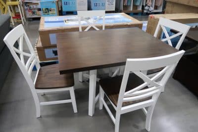 table set at BJs wholesale club