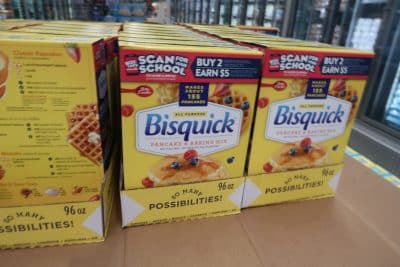 free bananas at Bjs wyb bisquick