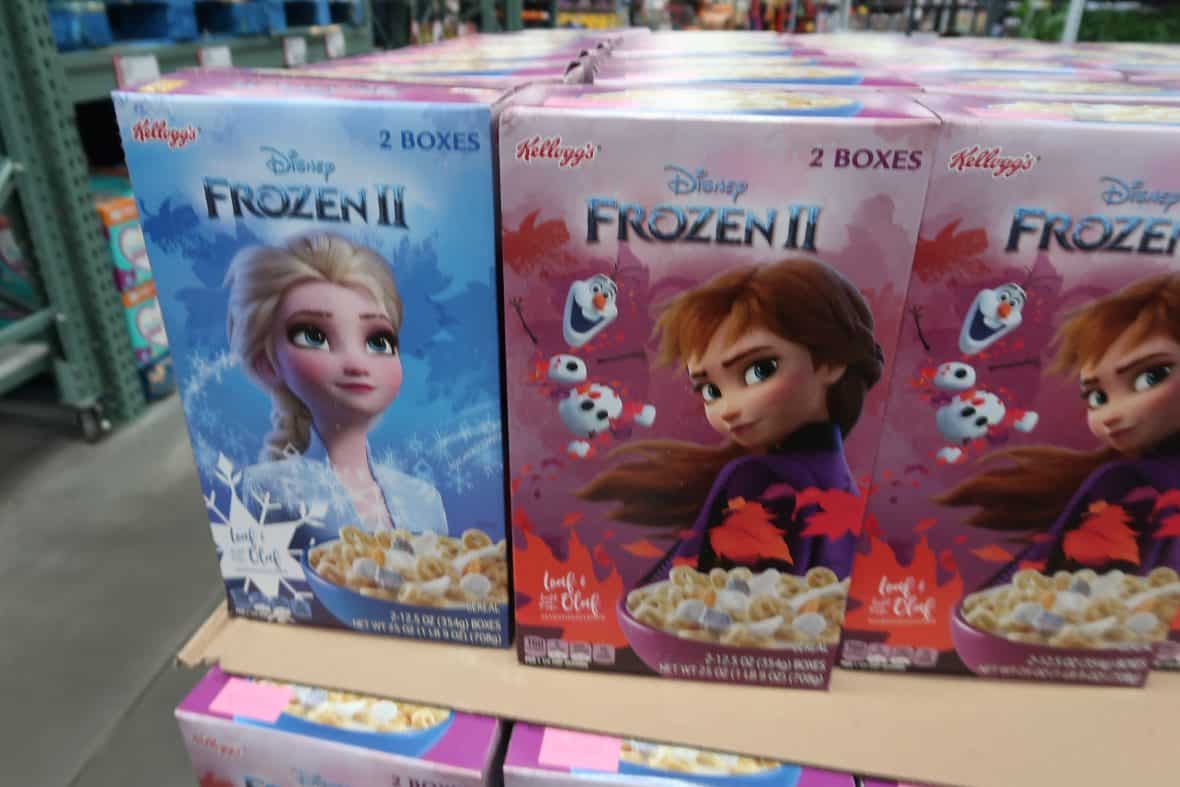 kelloggs frozen 2 cereal at BJs
