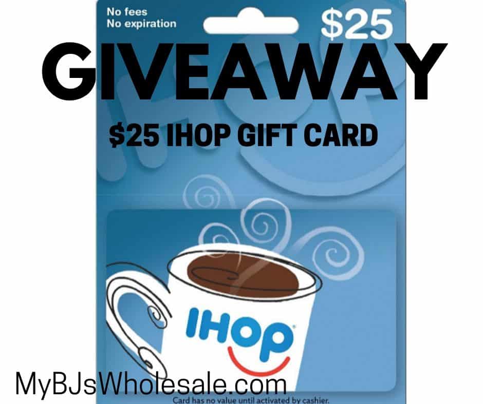 $25 ihop gift cared giveaway