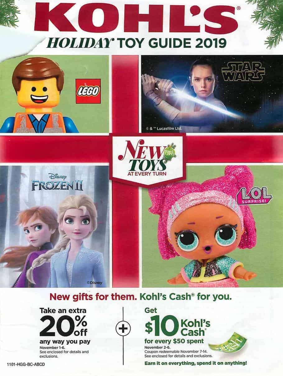 kohls toy book 2019