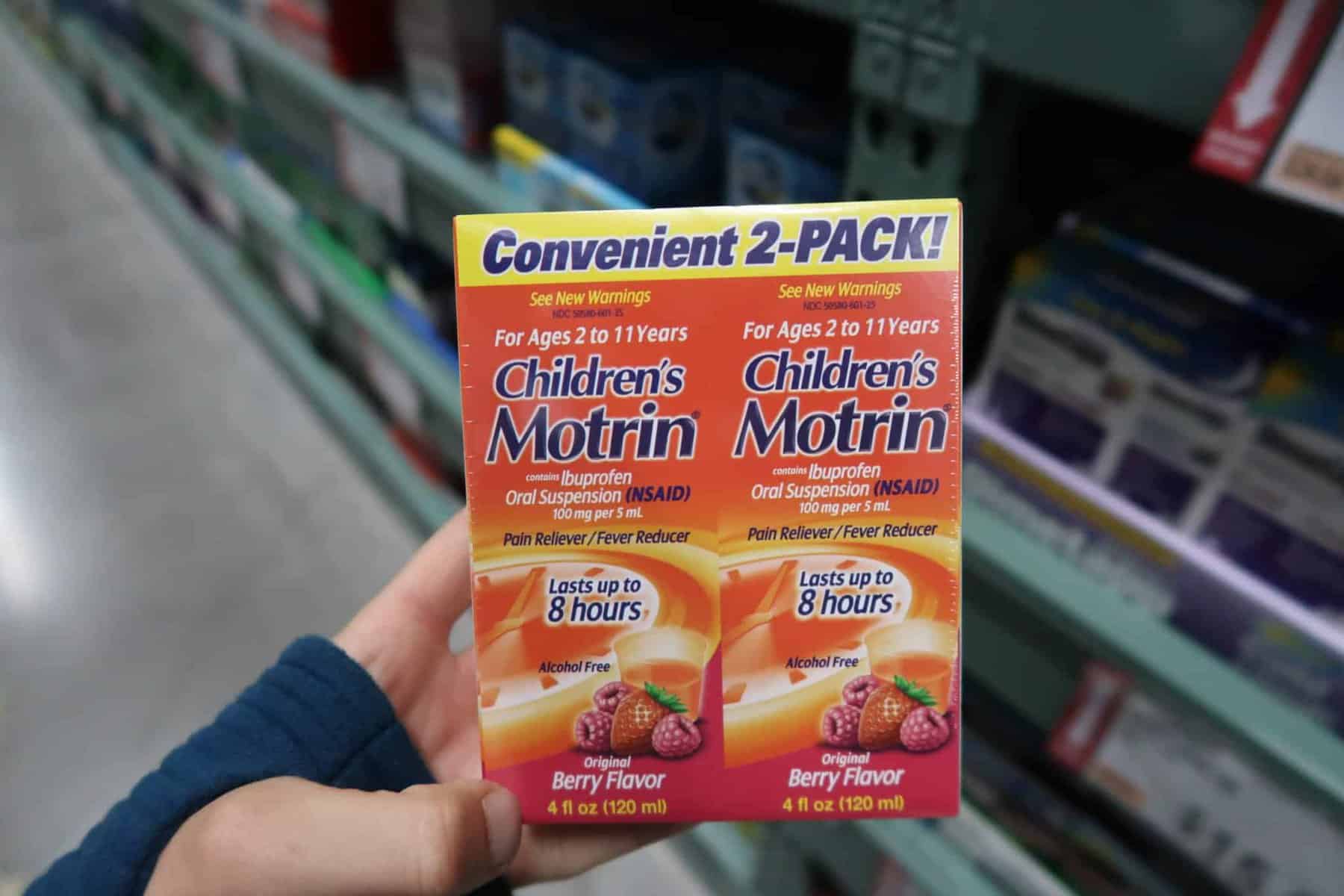childrens motrin double stack