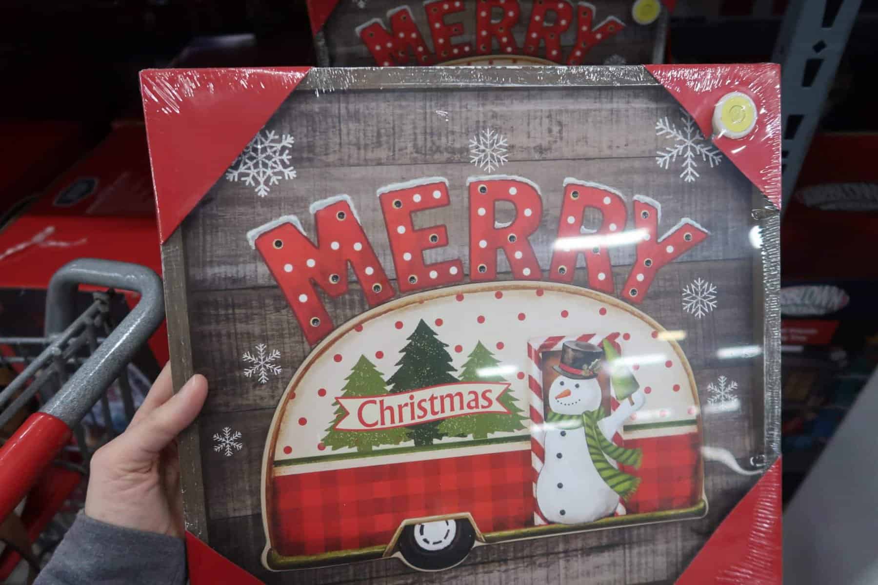 merry christmas home decor sign at BJs wholesale