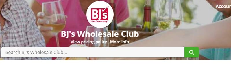 review on instacart for BJ's