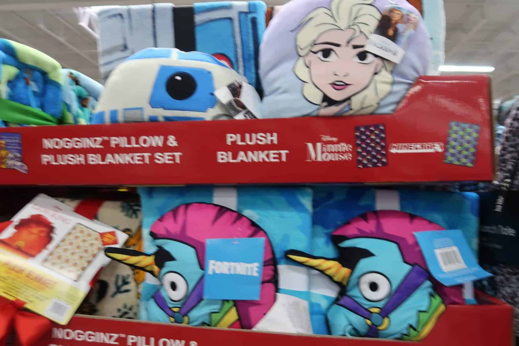plush blankets at BJs