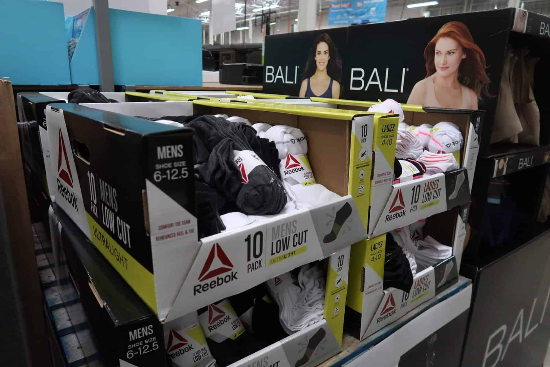 reebok socks on clearance at BJs