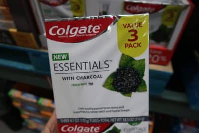 colgate essentials charcoal toothpaste