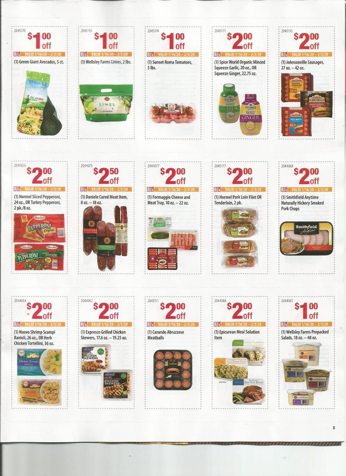 BJ's New Front of Club Coupon Book Scan Thru 2/1 | MyBJsWholesale