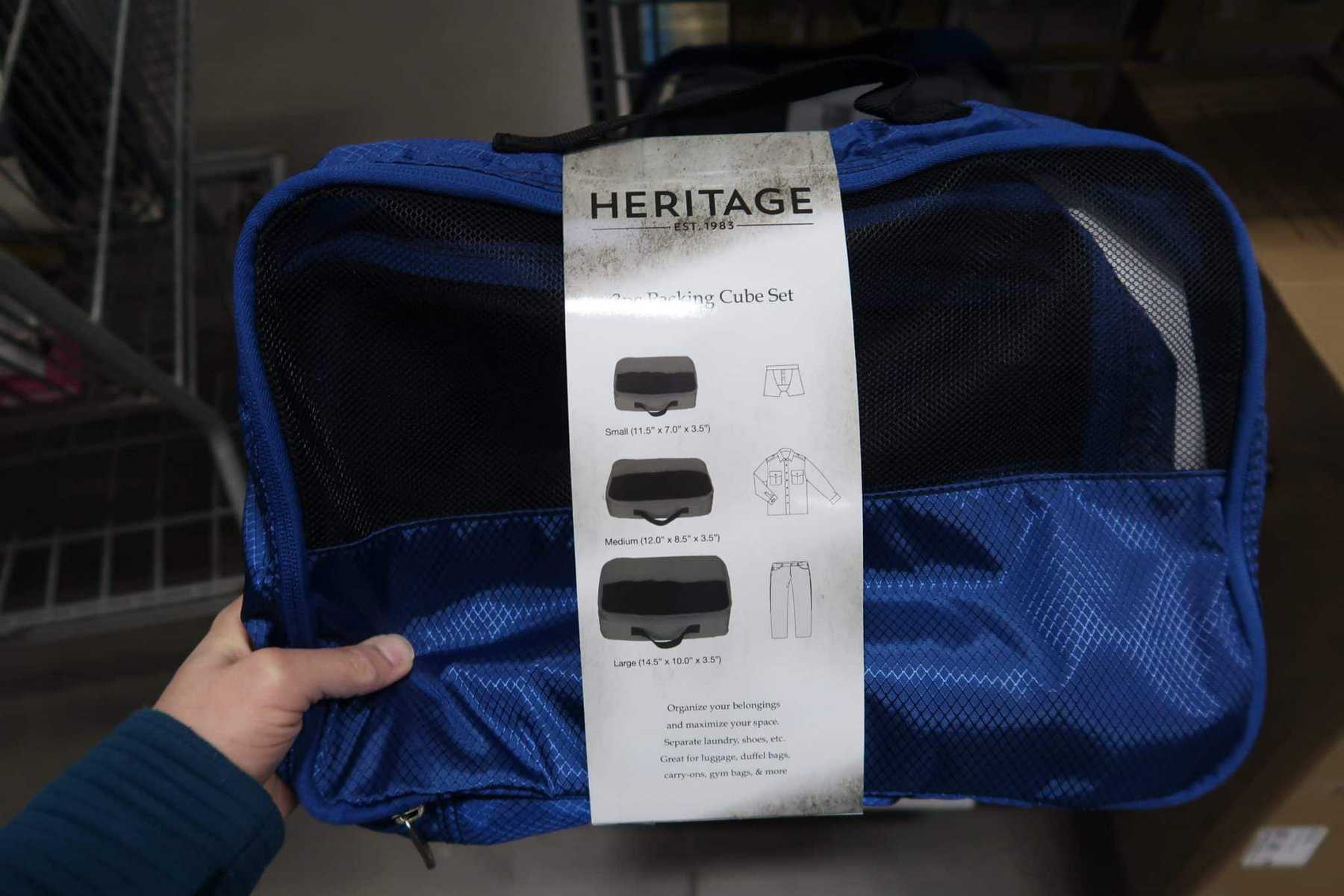 packing cubes at BJs only $7.98