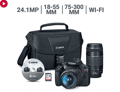 Canon EOS Rebel T7 Bundle