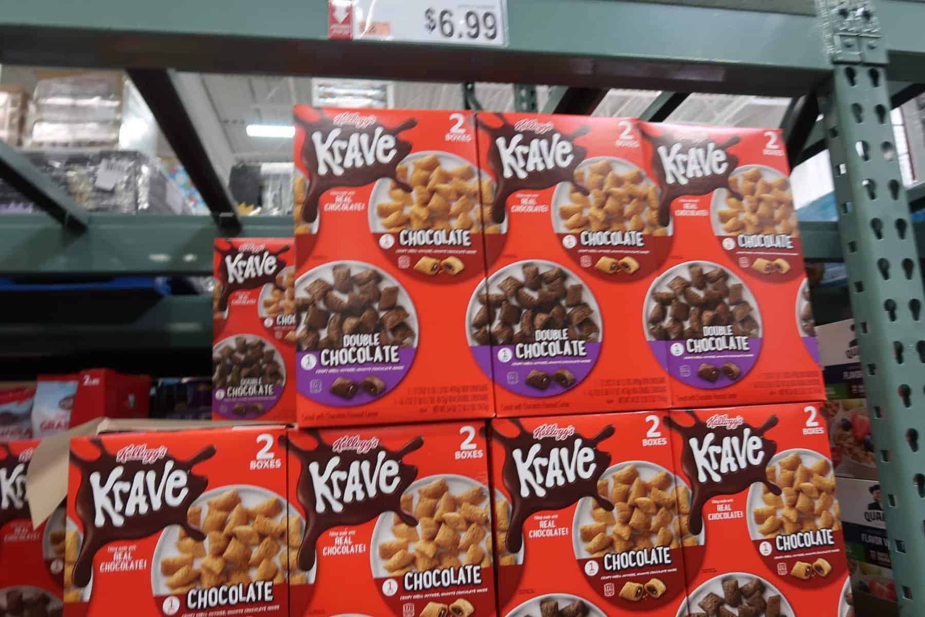 krave cereal at bjs