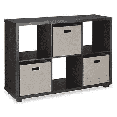 whitmor 6 section cube organizer
