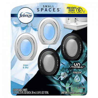 febreze small spaces air freshener 4pk