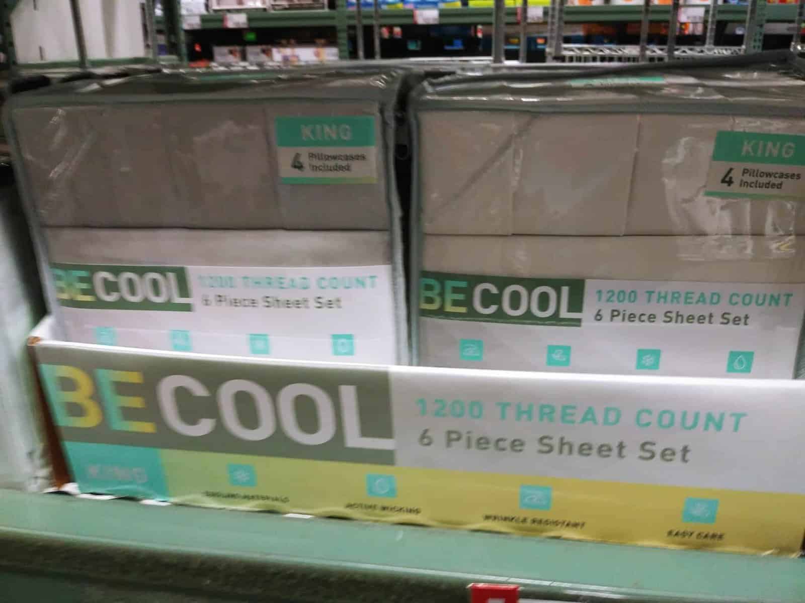 BeCool 6pc cooling king sheet set