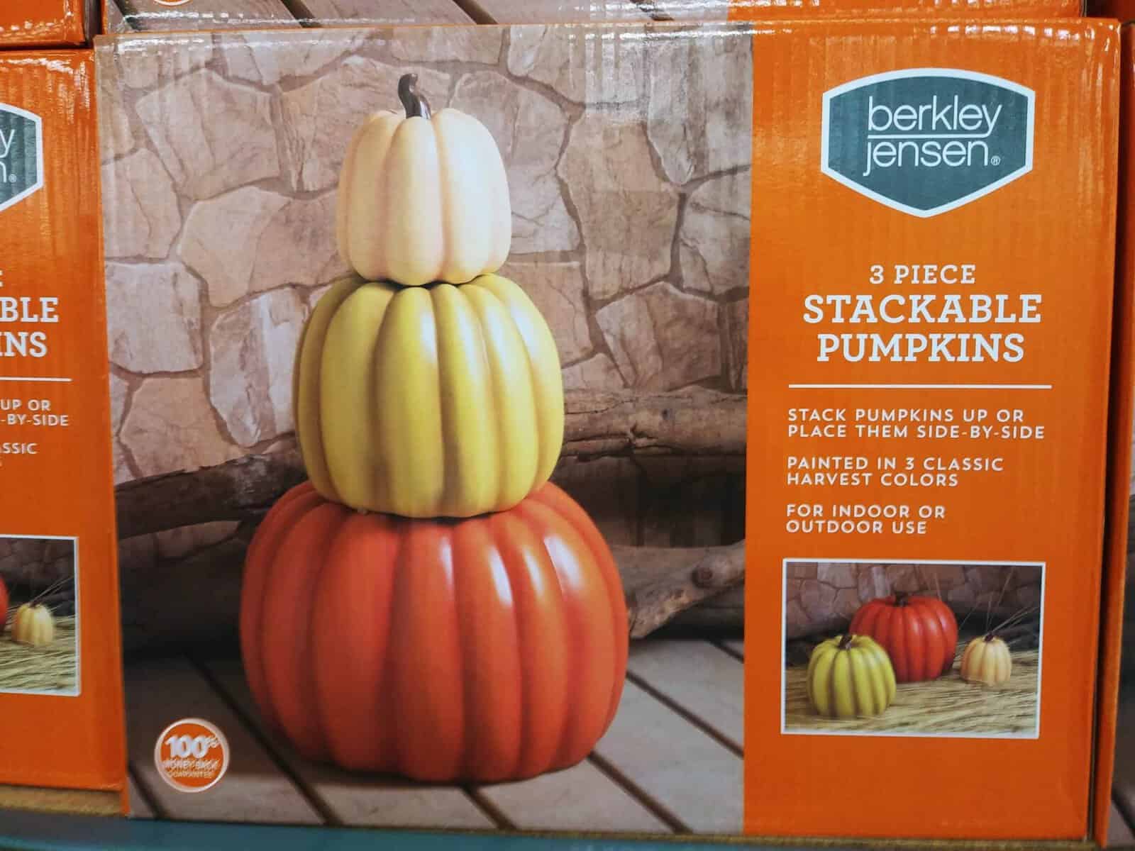 Berkley Jensen 3pc Stackable Pumpkins