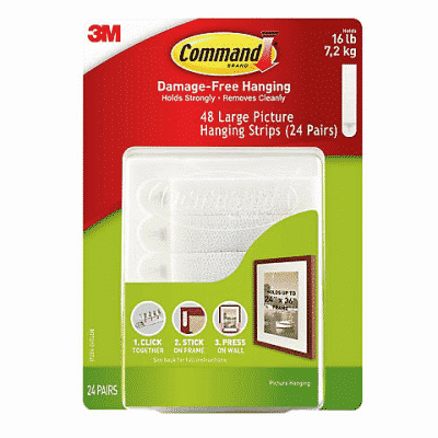 command large picture hanging strips