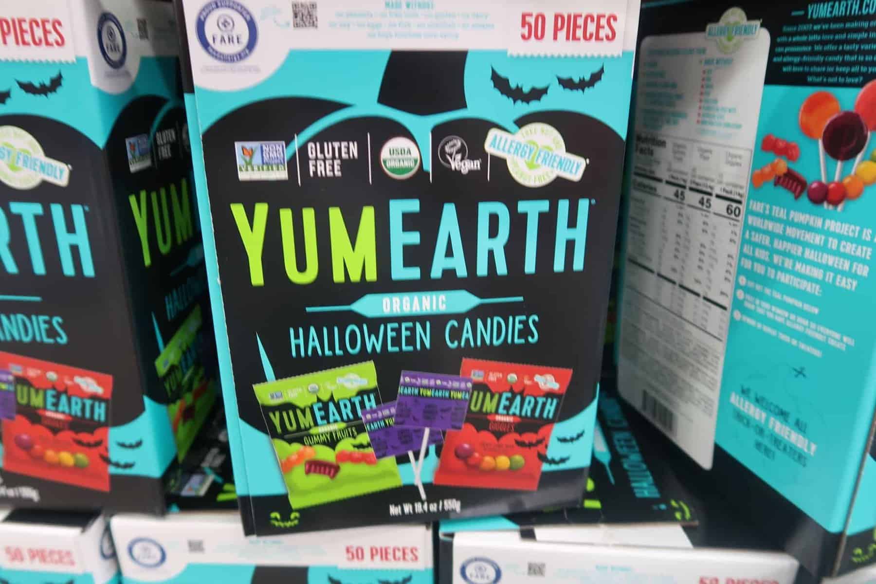 yum earth organic halloween candies